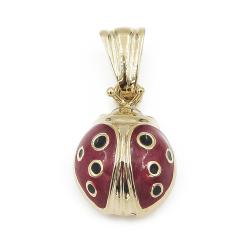 Tuotekuva 18k Kultainen leppäkerttu riipus