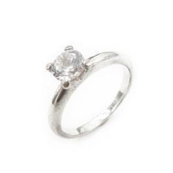 Tuotekuva Hopeinen sormus,19,25 mm, Kirkas kivi