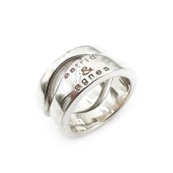 Tuotekuva Hopeiset sormukset,18.5 mm, 2 sormusta