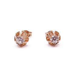 Tuotekuva Kultaiset kukkakorvakorut zirkoniat