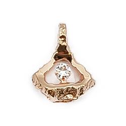 Tuotekuva Kultainen riipus kirkkaalla kivellä