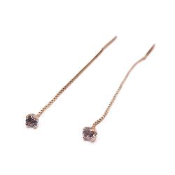 Tuotekuva Kultaiset ketjukorvakorut siniset kivet