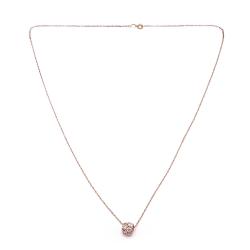 Tuotekuva Kultainen zirkoniapalloriipus singaporeketju 53cm