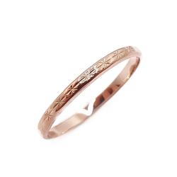 Tuotekuva Kultainen kihlasormus kuvio 17,5mm 2mm v.-87
