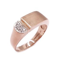 Tuotekuva Kultainen kantasormus tim.0,05ct 20,5mm