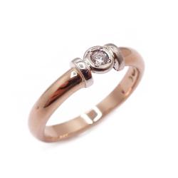 Tuotekuva Kultainen timanttisormus 0,1ct 16mm