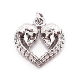 Tuotekuva Sydän/pääkalloriipus