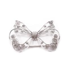 Tuotekuva Hopeinen filgraaniperhonen rintaneula v.-48