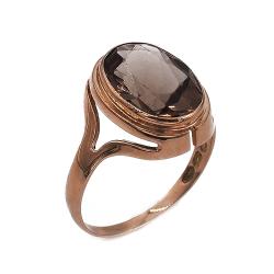 Tuotekuva Kultainen savukvartsisormus 19 1966 Westerback Eino Ky