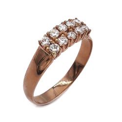 Tuotekuva Kultainen timanttirivisormus 10kpl yht. 0.50ct TW/VS 19.75 1999 TA