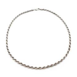 Tuotekuva Näyttävä hopeinen cordell kaulaketju 45cm lev.6 mm
