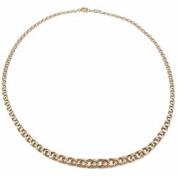 Tuotekuva Kultainen Bismarck levenevä kaulakääty 42cm