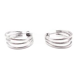 Tuotekuva Hopeiset rengas korvakorut