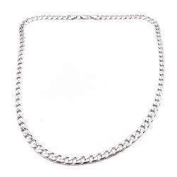 Tuotekuva Hopeinen panssarikaulaketju 52cm