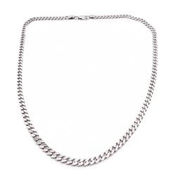 Tuotekuva Hopeinen panssarikaulaketju 47cm