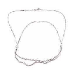 Tuotekuva Hopeinen venetsiaketju 71,5cm