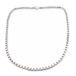 Tuotekuva Hopeinen Tiffany venetsiaketju 46cm