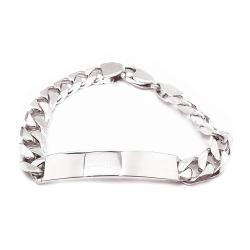 Tuotekuva Hopeinen panssarilaattaketju 19,5cm