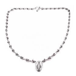 Tuotekuva Goottilainen Memento Mori-ruusukko kaulakoru 59cm