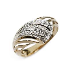 Tuotekuva Kultainen timanttisormus koko 18+