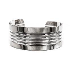 Tuotekuva Tillander hopeinen leveä rannerengas 24mm 52x58mm 1964