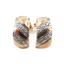 Tuotekuva Kultaiset korvakorut, Tim.yht.0,04ct