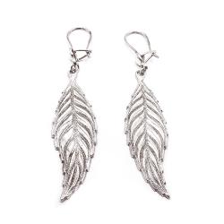 Tuotekuva Hopeiset lehtikorvakorut