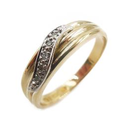 Tuotekuva Kultainen timanttisormus,18mm, Tim.yht.0,03 ct