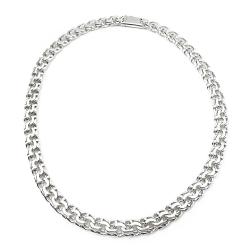 Tuotekuva Näyttävä  Bismarck ketju 62cm lev.12mm, hopea