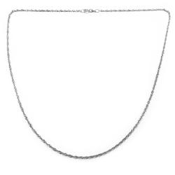 Tuotekuva 1,65mm Valkokultainen kierrekaulaketju 42cm