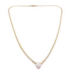 Tuotekuva Kultainen sydäntimantti kaulakoru 45cm 0,005ct