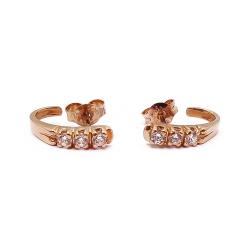 Tuotekuva Kultaiset rivizirkonia korvakorut