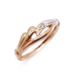 Tuotekuva Kultainen timanttisormus 14,5mm 0,005ct