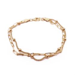 Tuotekuva Kullattu hopea ranneketju 18.5-20cm