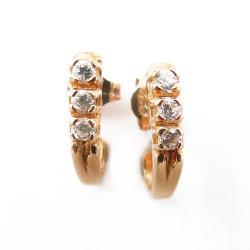 Tuotekuva Kultaiset korvakorut, kirkkaat kivet