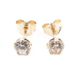 Tuotekuva Kultaiset korvanapit,kirkkaat kivet