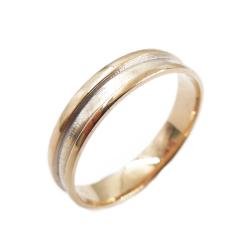 Tuotekuva Kultainen kihlasormus, 2-väri,16,75mm