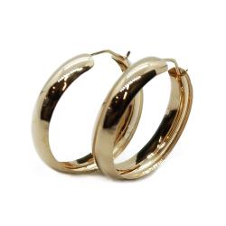 Tuotekuva sileät rengas korvakorut