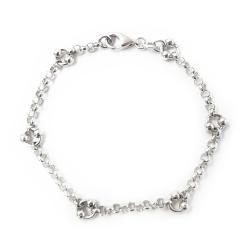 Tuotekuva Hopeinen papuranneketju,18cm