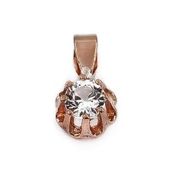 Tuotekuva Kultainen siro zirkoniariipus kruunuistutuksella