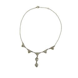 Tuotekuva Kalevala Koru Onnen Sydän kaulakoru 42/45cm pronssi