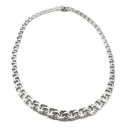 Tuotekuva Näyttävä levenevä Bismarck kaulak. 50cm hopea