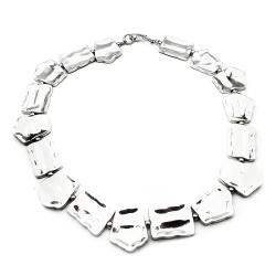 Tuotekuva Hopeinen näyttävä kaulakoru 45cm lev.25mm