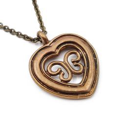 Tuotekuva Kalevala Koru Utajärven Sydän-riipus ketjulla 71,5cm