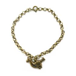 Tuotekuva Kalevalan pronssinen Lintunen-rannekoru 18cm