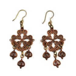 Tuotekuva Kalevalan Karjalainen nauhapunos korvakorut