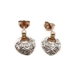 Tuotekuva Kultaiset timanttikorvakorut 0,08ct