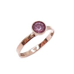 Tuotekuva Kultainen kastesormus pinkki