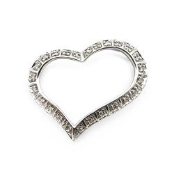 Tuotekuva Valkokultainen timanttisydän riipus 0.13ct 18k