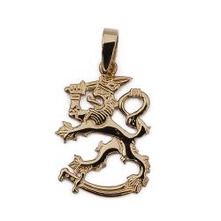 Tuotekuva Kultainen Suomileijona riipus